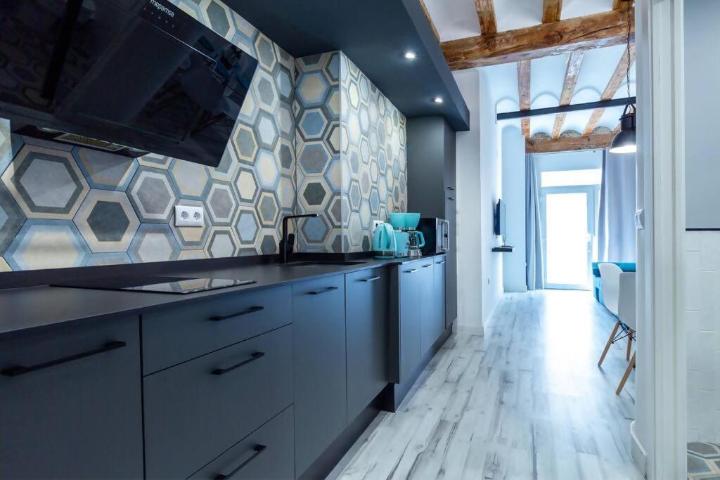 Chic Estudio Privado Al Lado De La Playa บาเลนเซีย ภายนอก รูปภาพ